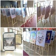 西安書畫展架搭建 西安攝影展板搭建