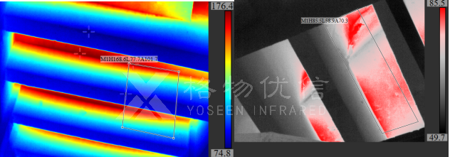 高炉铁水沟耐材温度检测热像仪应用